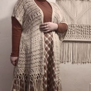 Boho shrug sweater